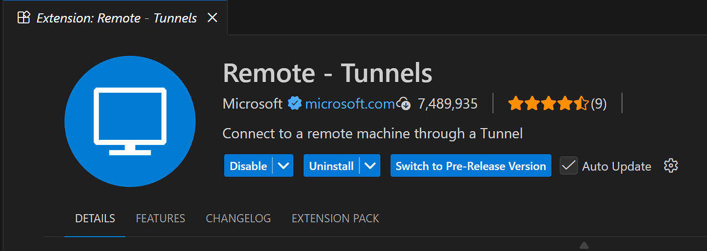 客户端 Remote Tunnels