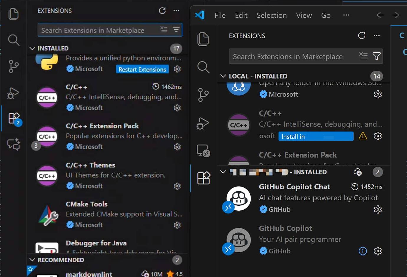 左边为服务器,右边为客户端|690x470
